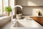White Kitchen Sink Tap Hero Shot