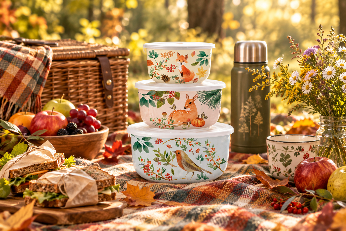 Wonderlands Food Containers — Autumn Picnic