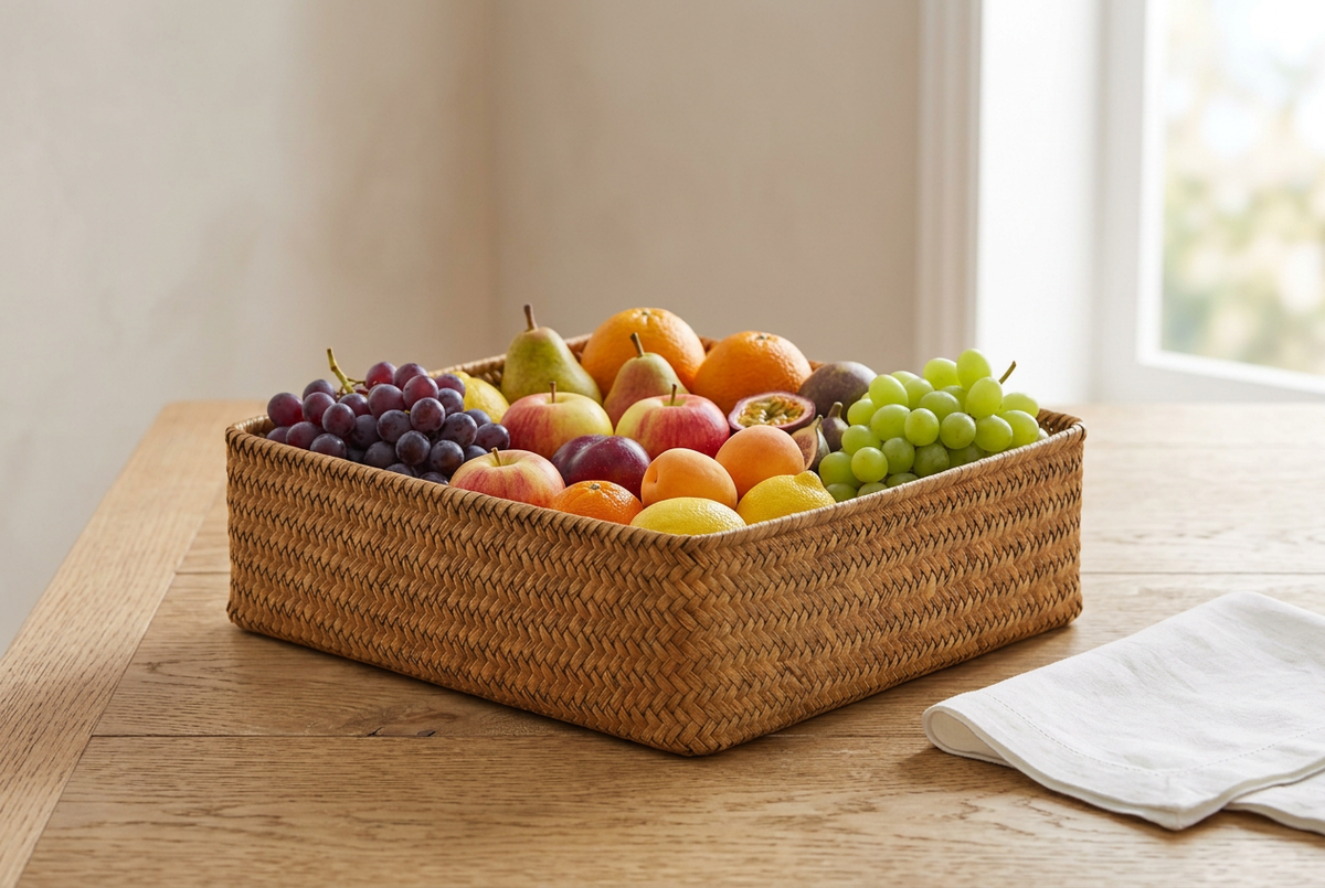 Woven Rattan Basket Hero Image