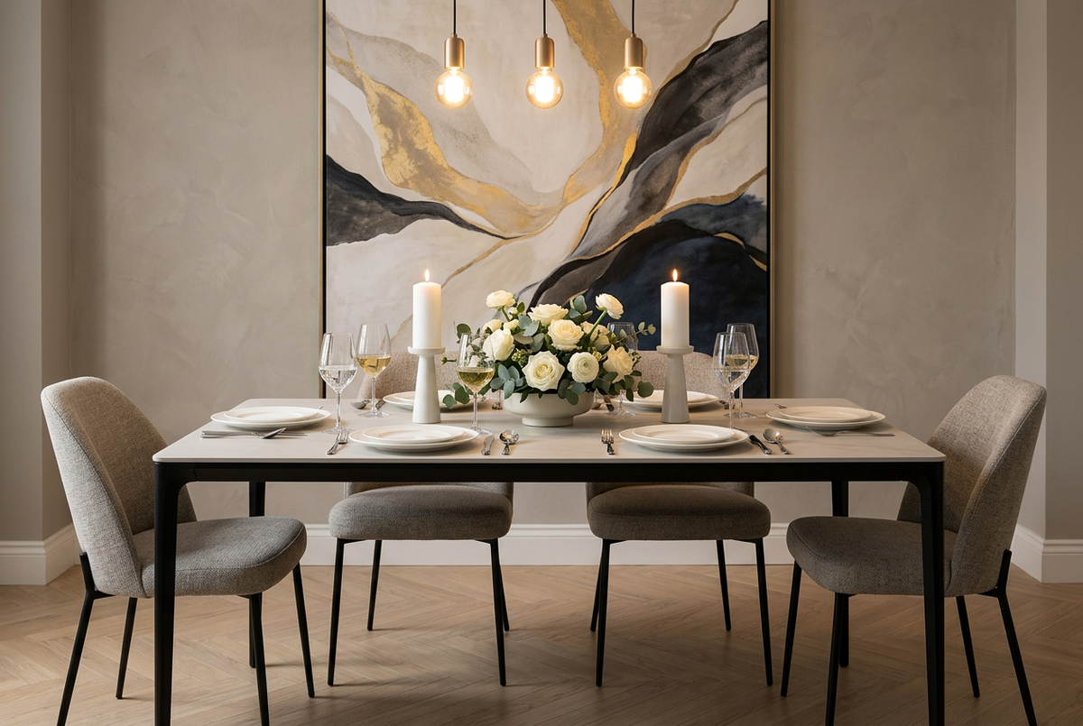 Yanis Dining Table Luxury Dinner